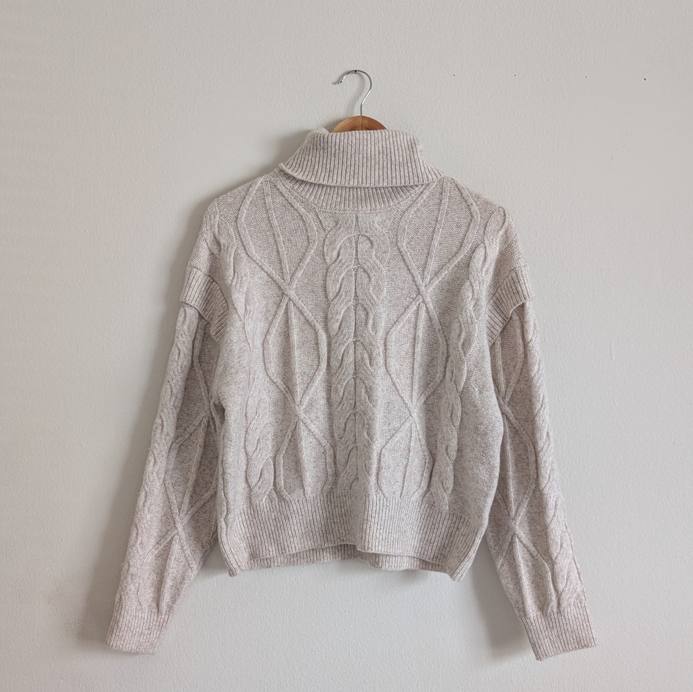 Eli Tahari Cable Knit Sweater